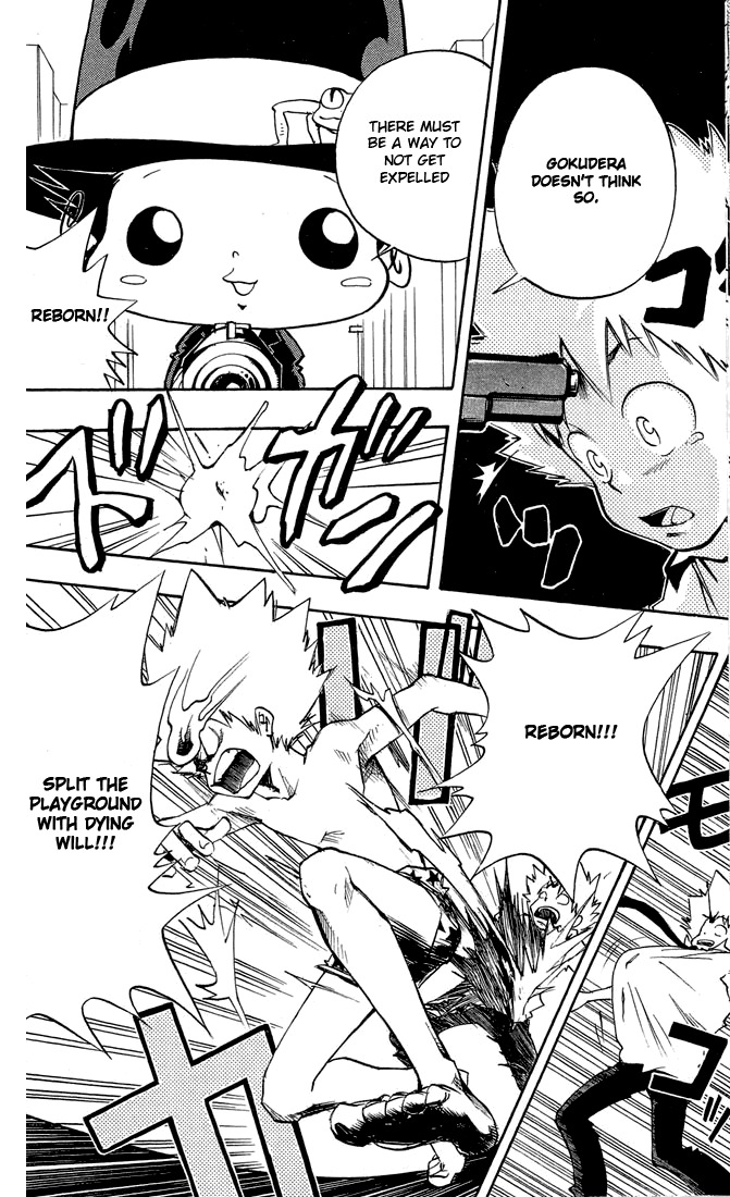 Kateikyoushi Hitman Reborn! Chapter 4 page 14 - Chapter 4: Expel Crisis