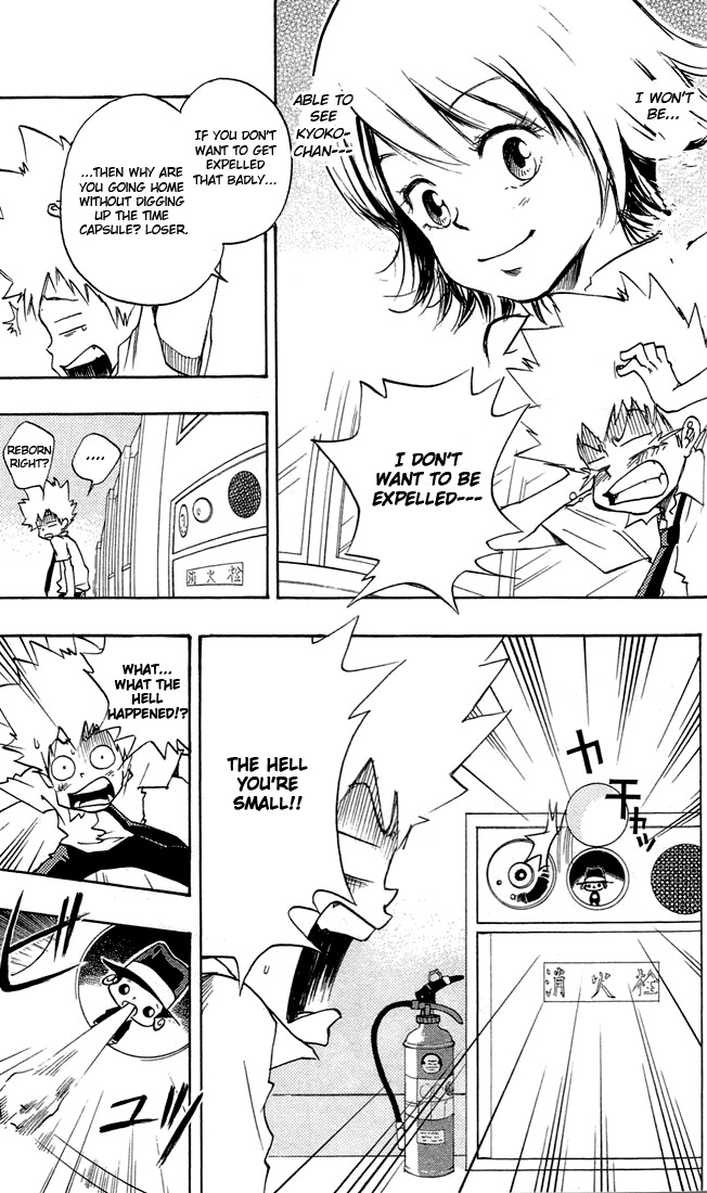 Kateikyoushi Hitman Reborn! Chapter 4 page 9 - Chapter 4: Expel Crisis