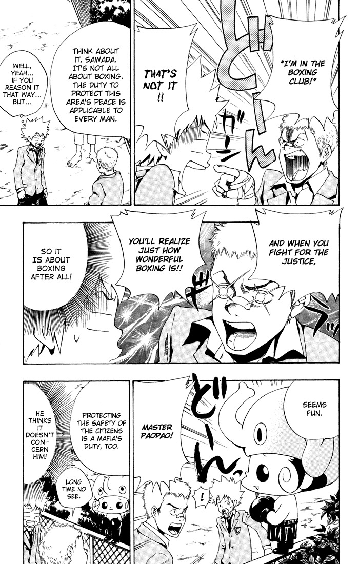 Kateikyoushi Hitman Reborn! Chapter 40 page 5 - Chapter 40: Dojo Yaburi