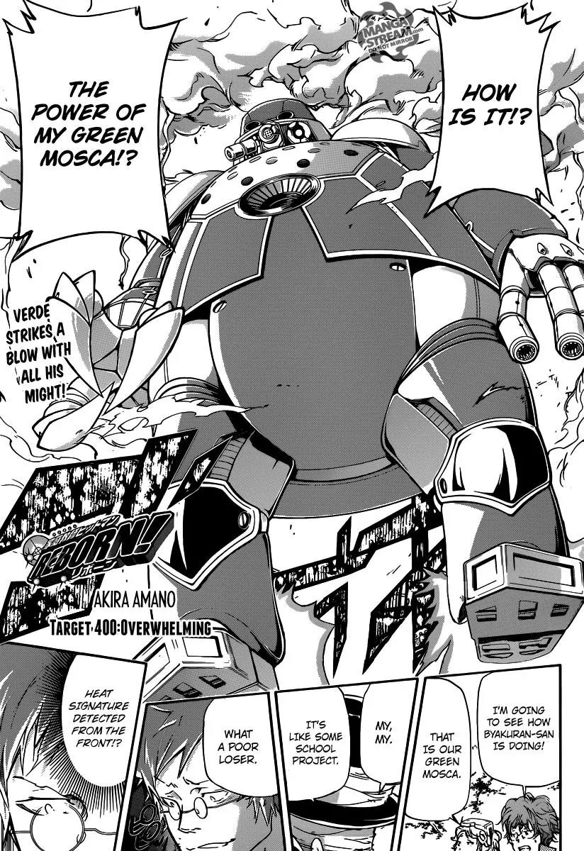 Kateikyoushi Hitman Reborn! Chapter 400 page 1 - Chapter 400: Overwhelming