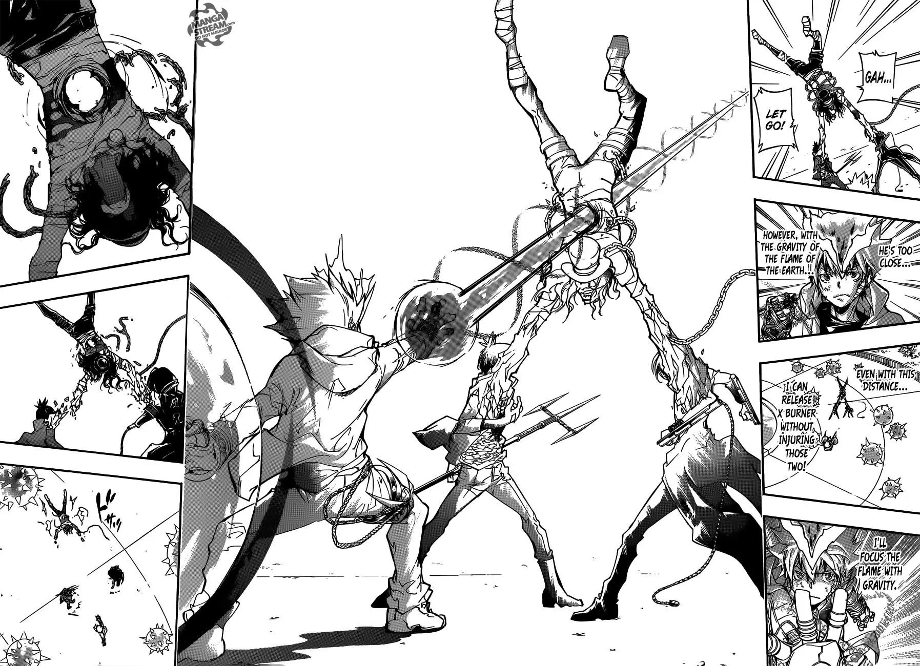 Kateikyoushi Hitman Reborn! Chapter 401 page 14 - Chapter 401: Sawada Tsunayoshi vs. Jager