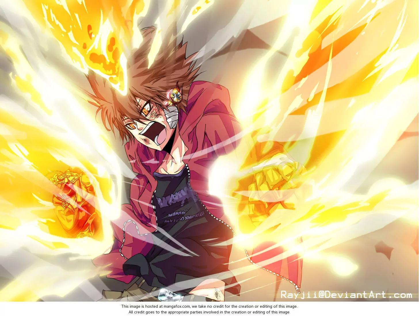 Kateikyoushi Hitman Reborn! Chapter 401 page 21 - Chapter 401: Sawada Tsunayoshi vs. Jager