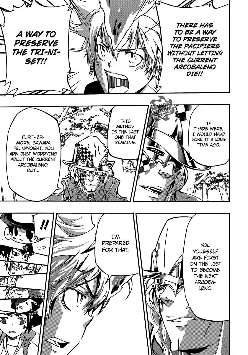 Kateikyoushi Hitman Reborn! Chapter 405 page 12 - Chapter 405: The Past and Future of the 7^3