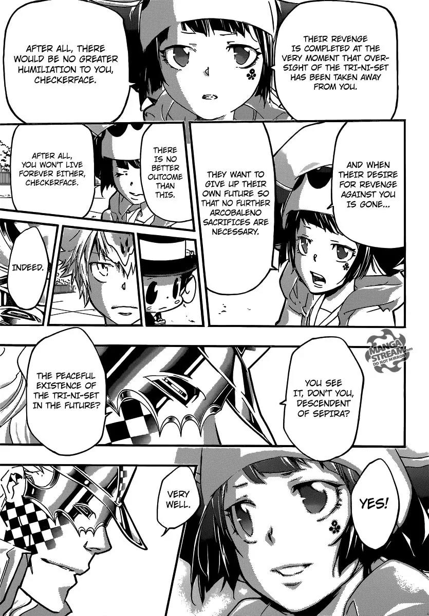 Kateikyoushi Hitman Reborn! Chapter 405 page 16 - Chapter 405: The Past and Future of the 7^3