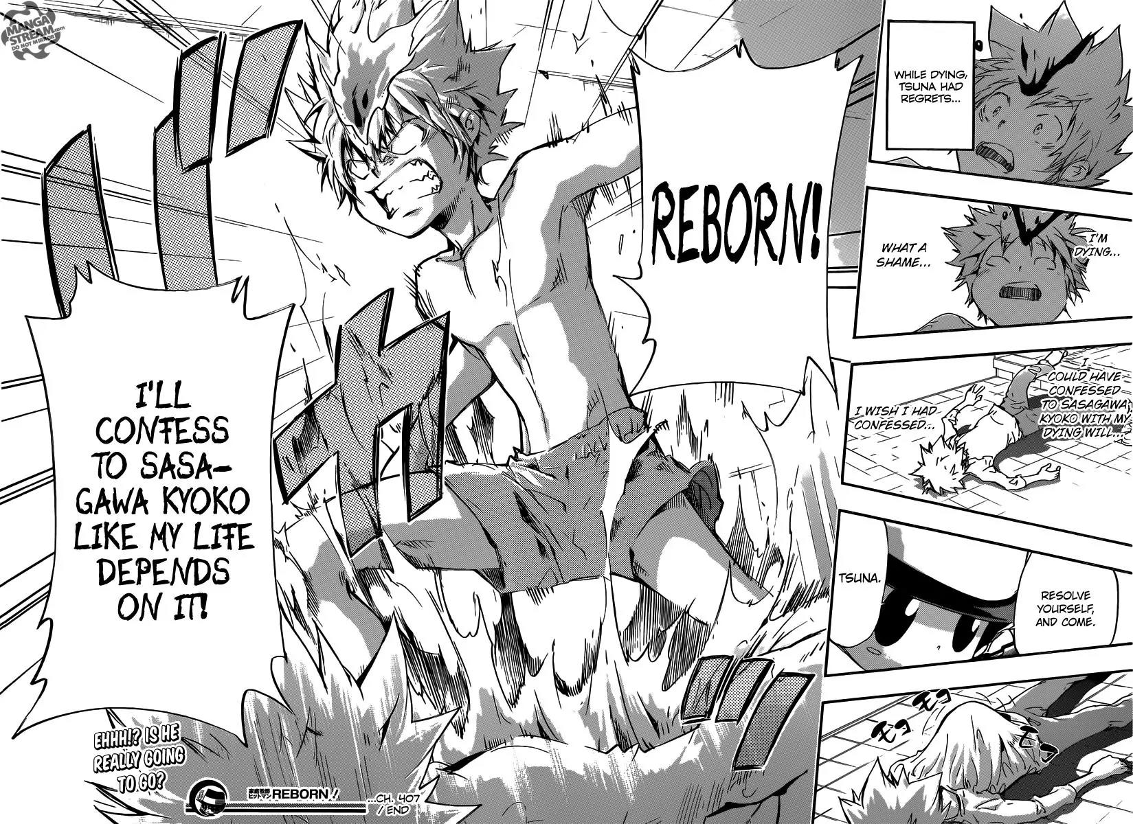 Kateikyoushi Hitman Reborn! Chapter 407 page 18 - Chapter 407: The Final Decision