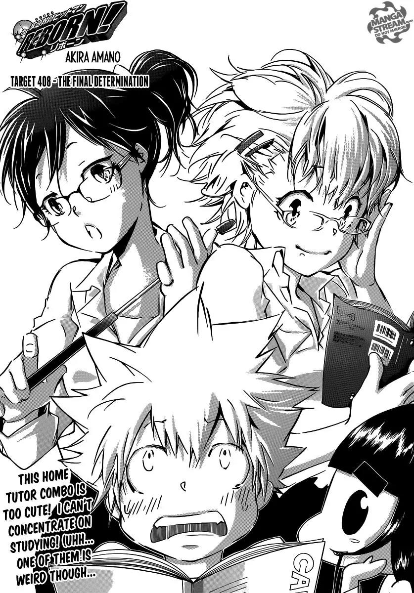 Kateikyoushi Hitman Reborn! Chapter 408 page 1 - Chapter 408: The Final Determination