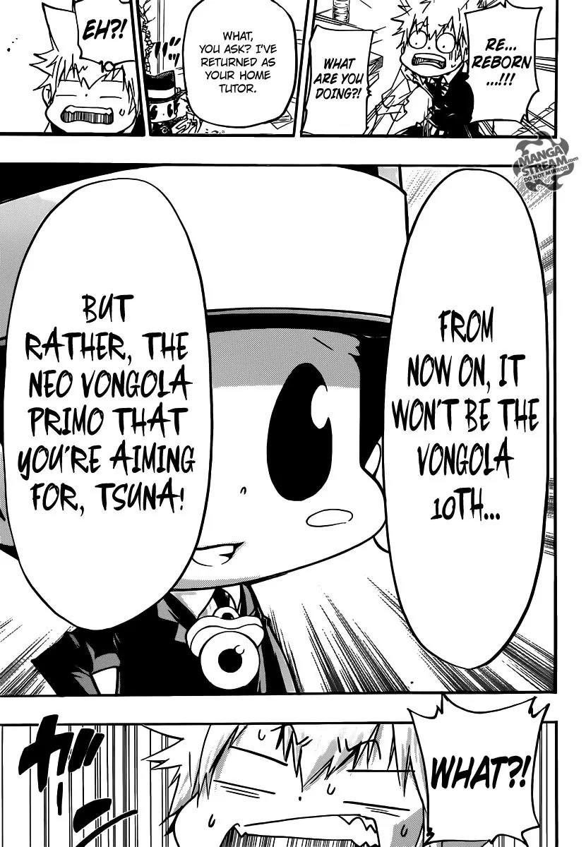 Kateikyoushi Hitman Reborn! Chapter 409 page 12 - Chapter 409: Ciao ciao!