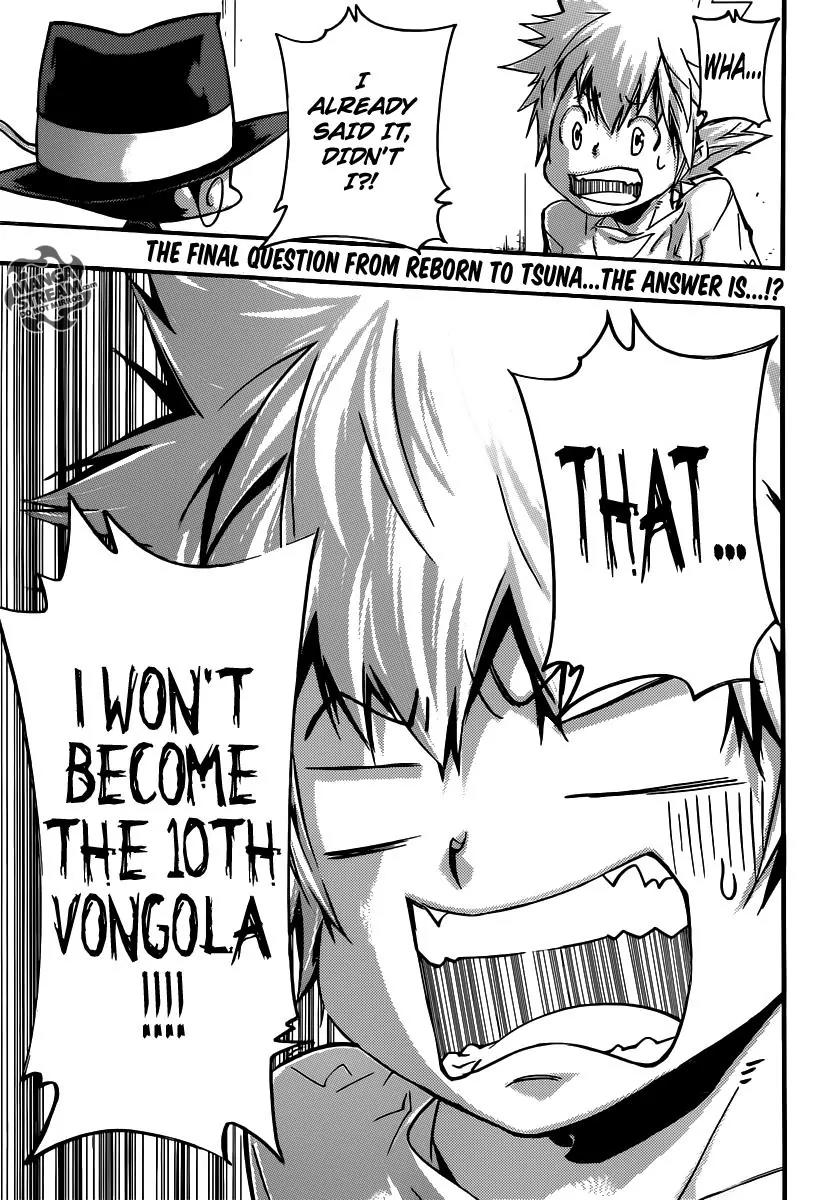 Kateikyoushi Hitman Reborn! Chapter 409 page 6 - Chapter 409: Ciao ciao!