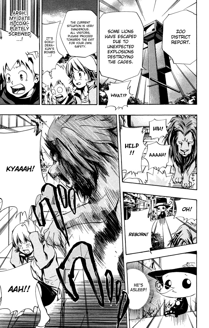 Kateikyoushi Hitman Reborn! Chapter 42 page 15 - Chapter 42: The Zoo