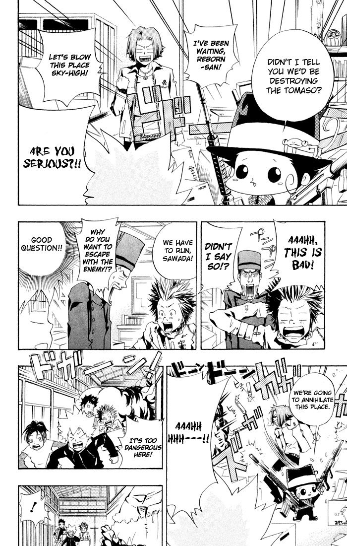 Kateikyoushi Hitman Reborn! Chapter 46 page 16 - Chapter 46: Longchamp's Home
