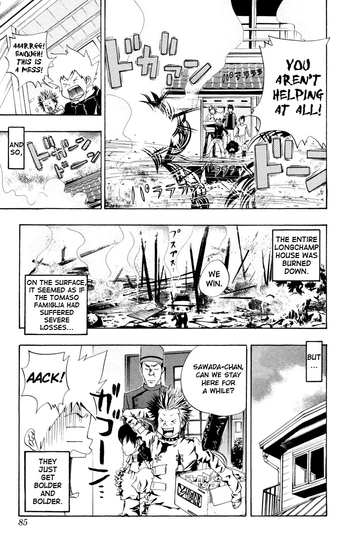 Kateikyoushi Hitman Reborn! Chapter 46 page 19 - Chapter 46: Longchamp's Home