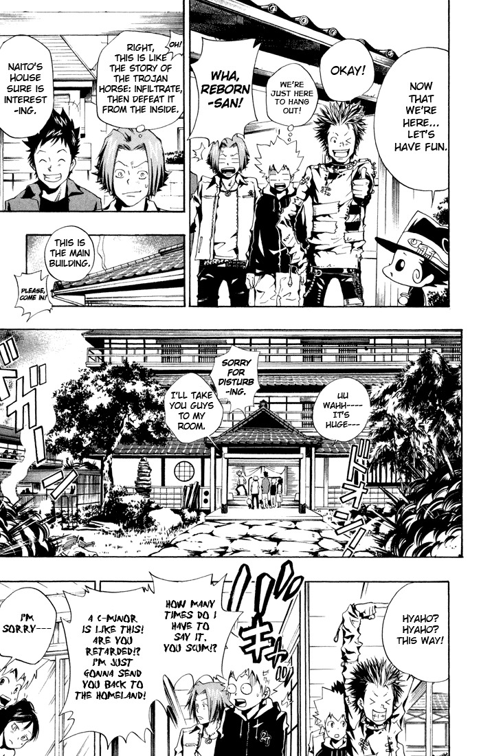 Kateikyoushi Hitman Reborn! Chapter 46 page 9 - Chapter 46: Longchamp's Home