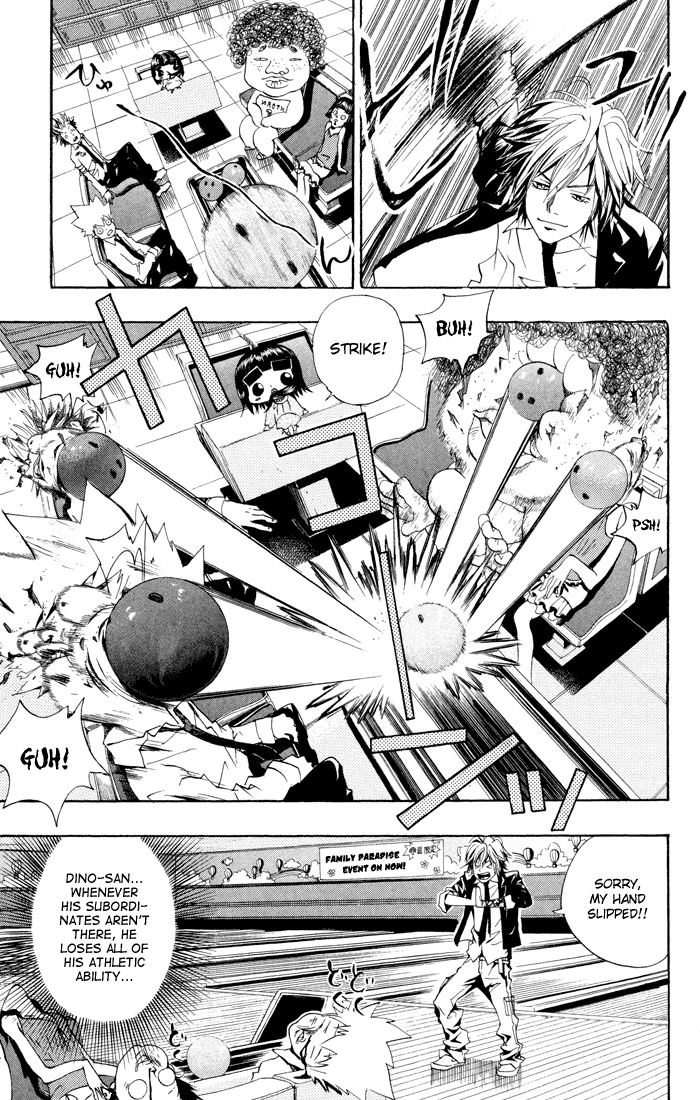 Kateikyoushi Hitman Reborn! Chapter 47 page 13 - Chapter 47: Bowling