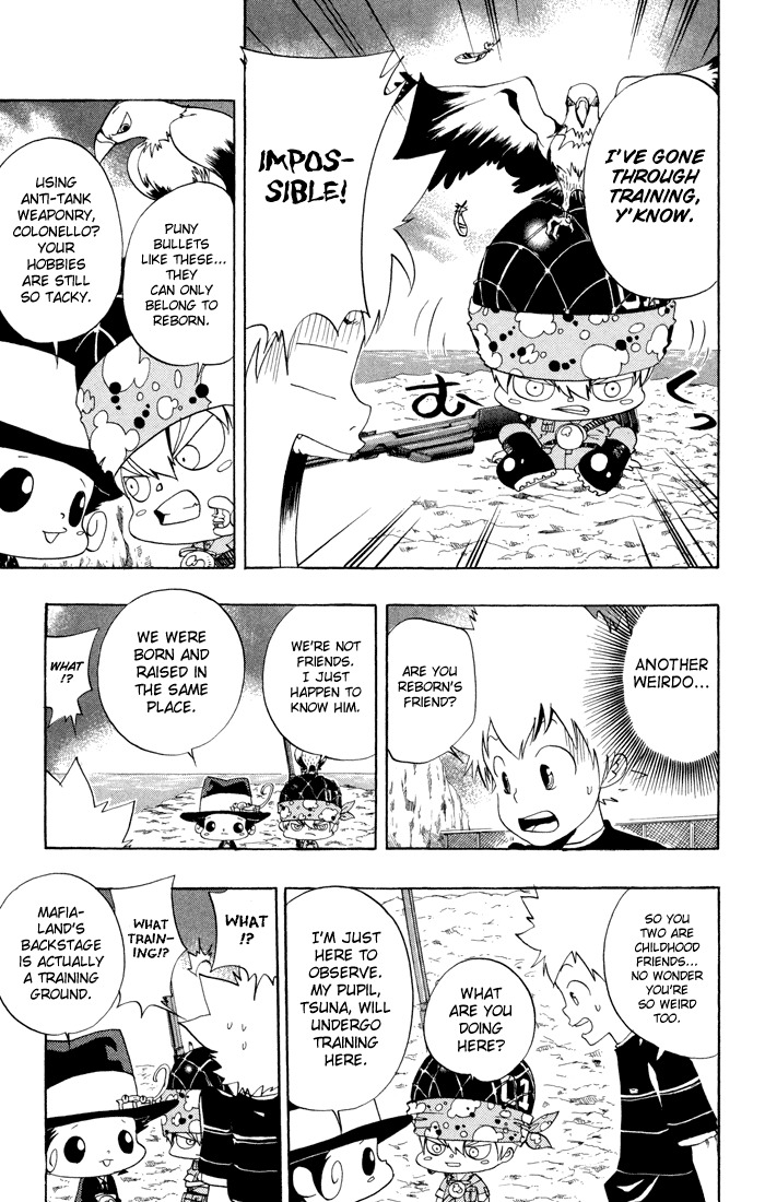 Kateikyoushi Hitman Reborn! Chapter 49 page 11 - Chapter 49: Pacifier Warriors