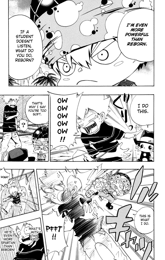 Kateikyoushi Hitman Reborn! Chapter 49 page 13 - Chapter 49: Pacifier Warriors
