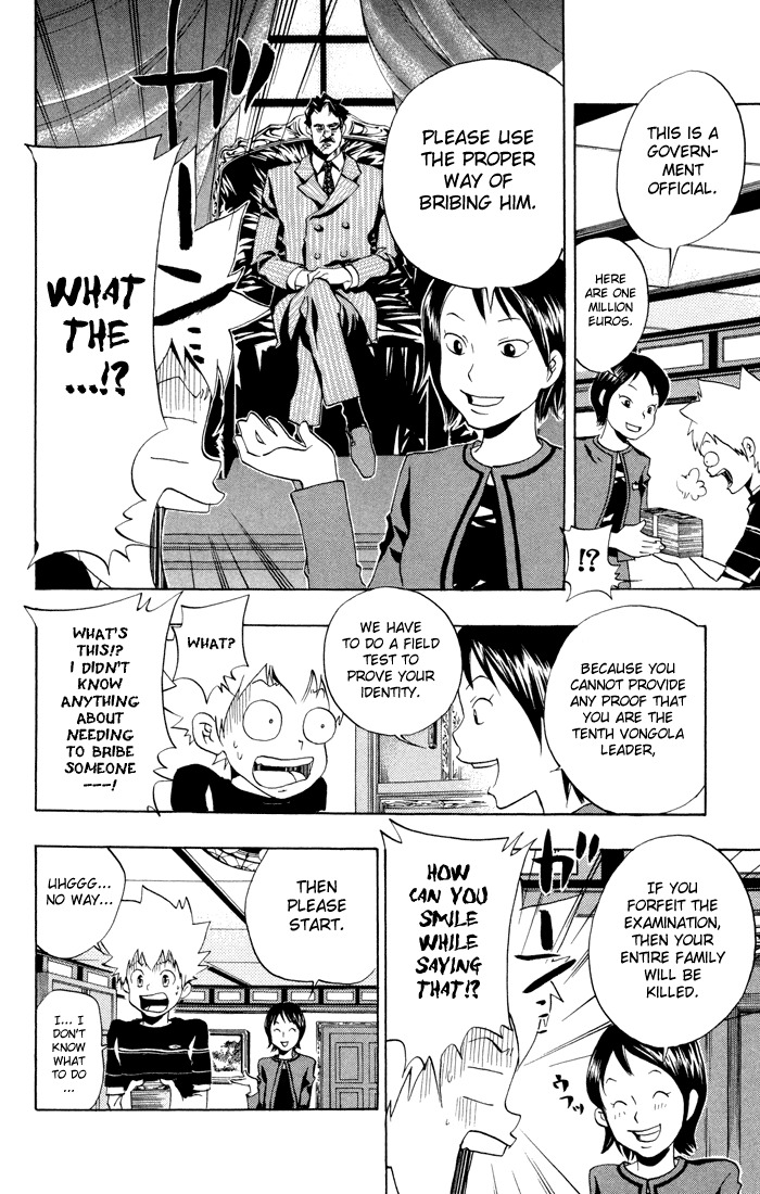 Kateikyoushi Hitman Reborn! Chapter 49 page 6 - Chapter 49: Pacifier Warriors