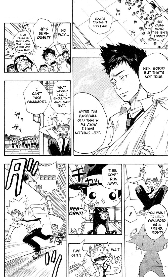 Kateikyoushi Hitman Reborn! Chapter 5 page 10 - Chapter 5: Yamamoto Takeshi