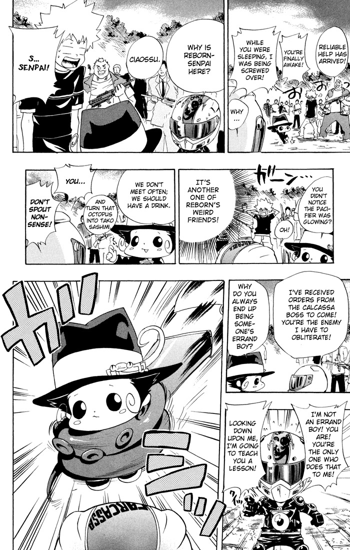 Kateikyoushi Hitman Reborn! Chapter 50 page 16 - Chapter 50: Amazing Performance