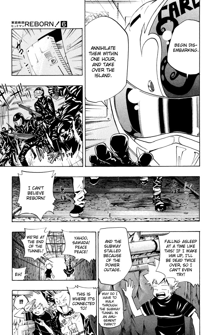 Kateikyoushi Hitman Reborn! Chapter 50 page 5 - Chapter 50: Amazing Performance
