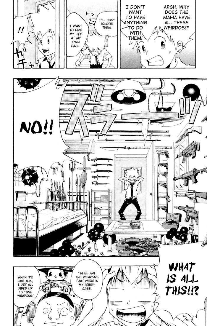 Kateikyoushi Hitman Reborn! Chapter 52 page 12 - Chapter 52: Weapon Tuner