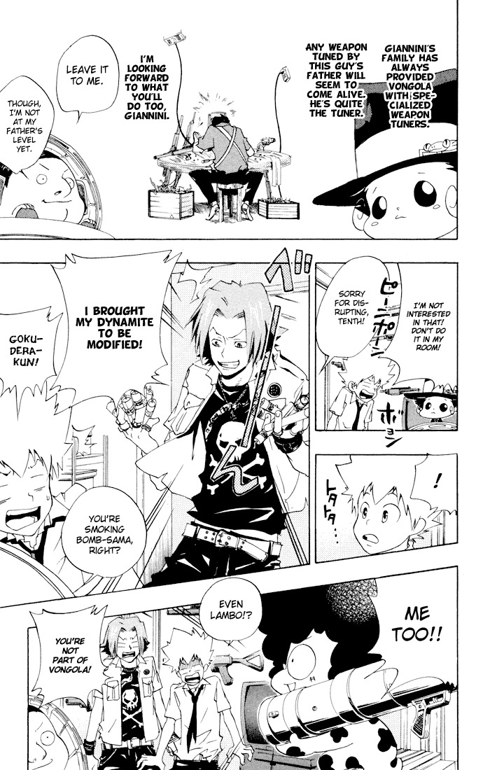 Kateikyoushi Hitman Reborn! Chapter 52 page 13 - Chapter 52: Weapon Tuner