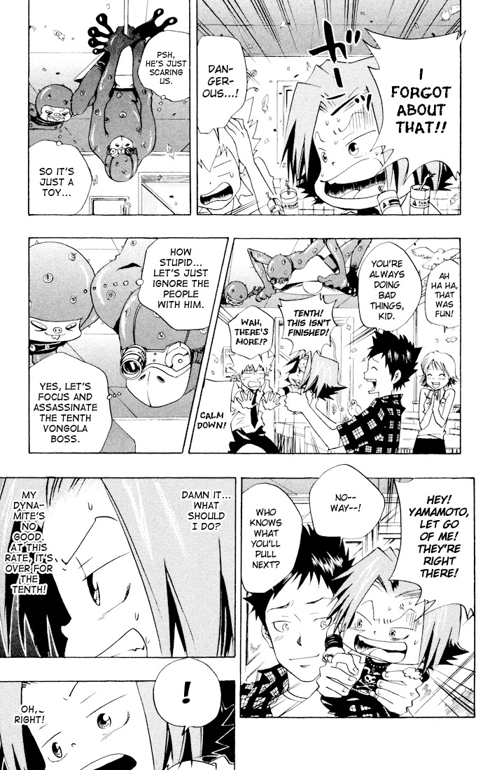 Kateikyoushi Hitman Reborn! Chapter 53 page 13 - Chapter 53: Operation:Assassinate Tsuna