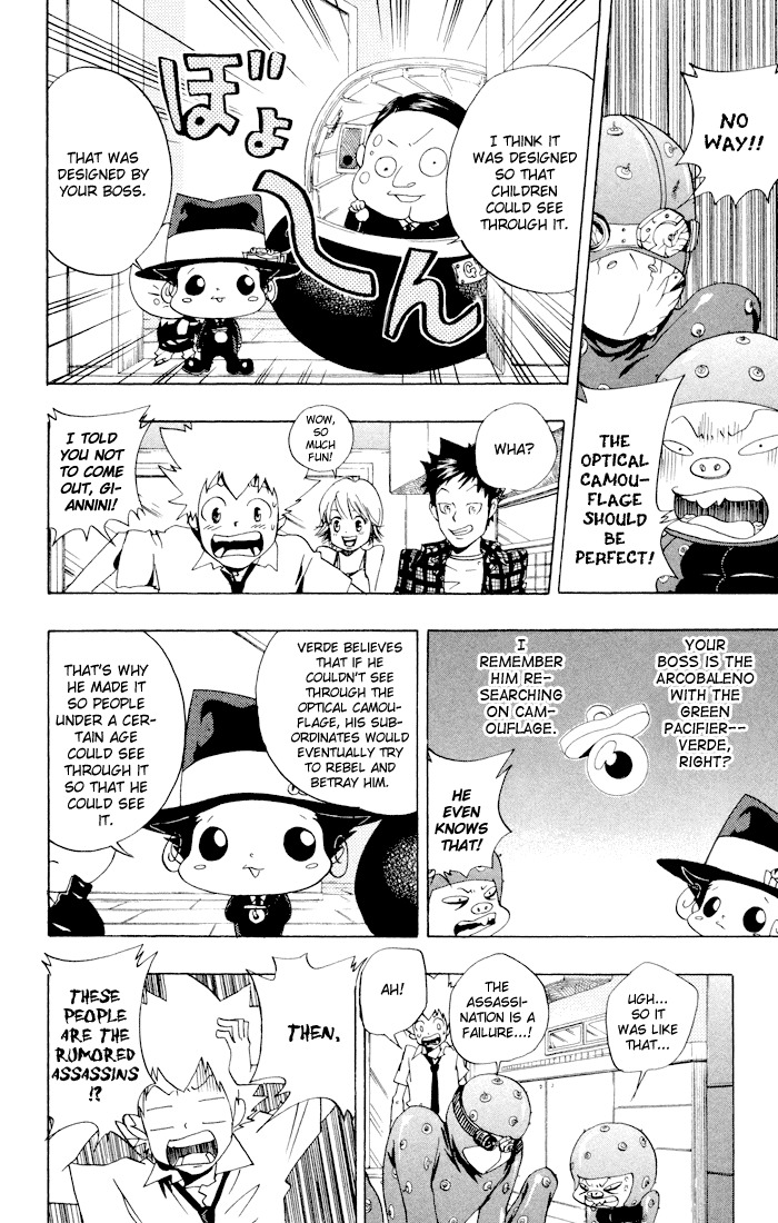 Kateikyoushi Hitman Reborn! Chapter 53 page 18 - Chapter 53: Operation:Assassinate Tsuna