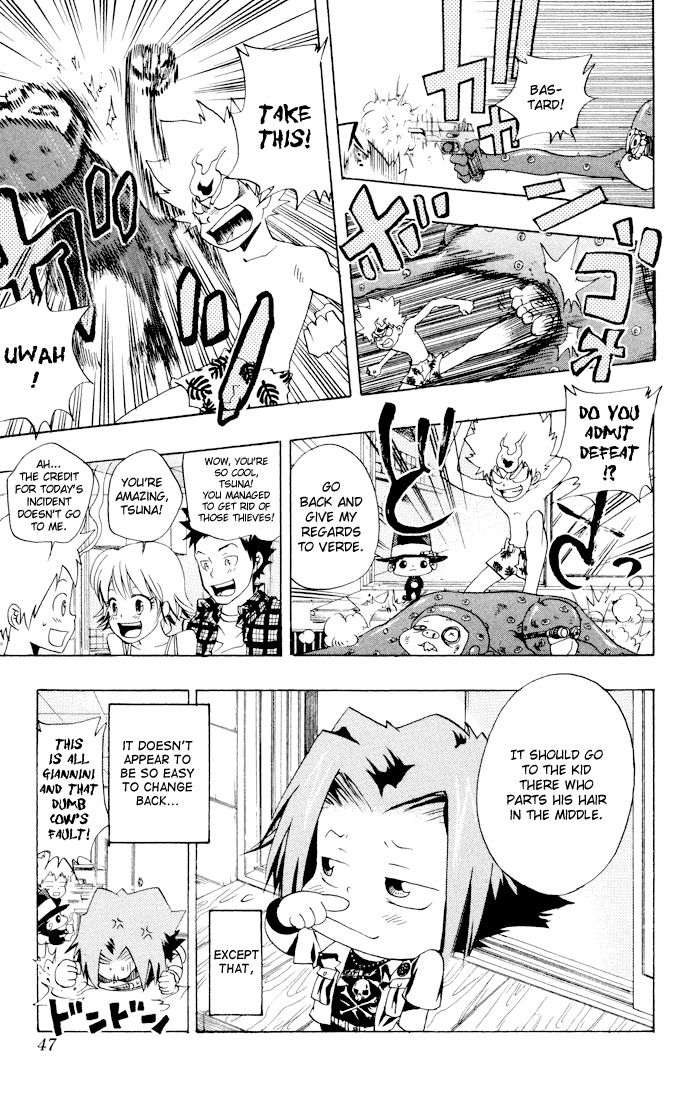Kateikyoushi Hitman Reborn! Chapter 53 page 21 - Chapter 53: Operation:Assassinate Tsuna