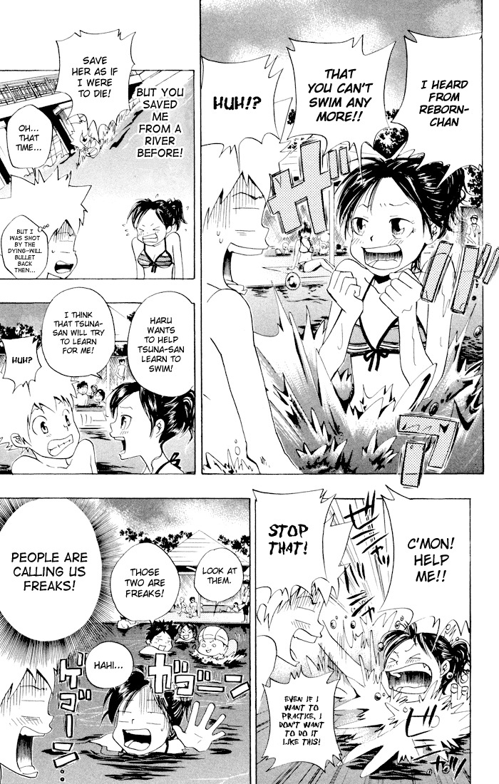 Kateikyoushi Hitman Reborn! Chapter 54 page 7 - Chapter 54: Opening of a Swimming Pool