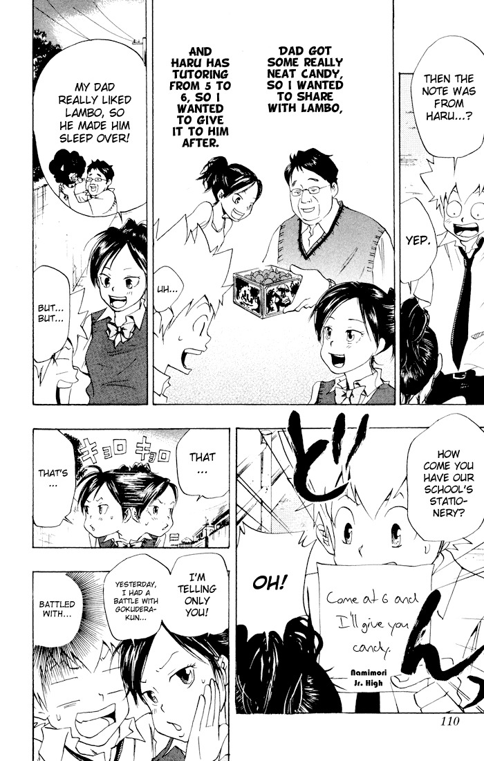 Kateikyoushi Hitman Reborn! Chapter 56 page 22 - Chapter 56: The Case of Lambo's Disappearance