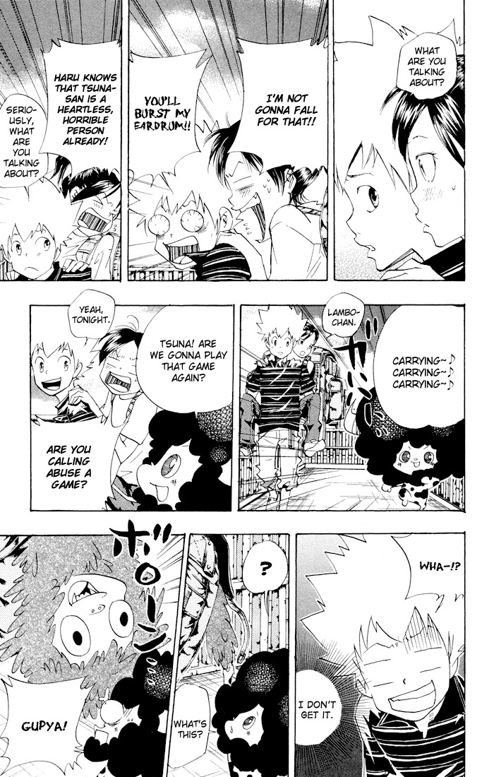 Kateikyoushi Hitman Reborn! Chapter 59 page 13 - Chapter 59: Haru's Suspicion