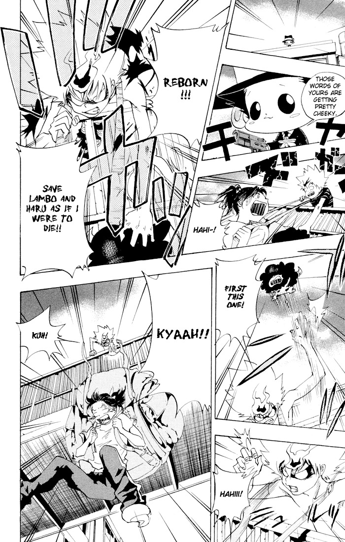 Kateikyoushi Hitman Reborn! Chapter 59 page 16 - Chapter 59: Haru's Suspicion