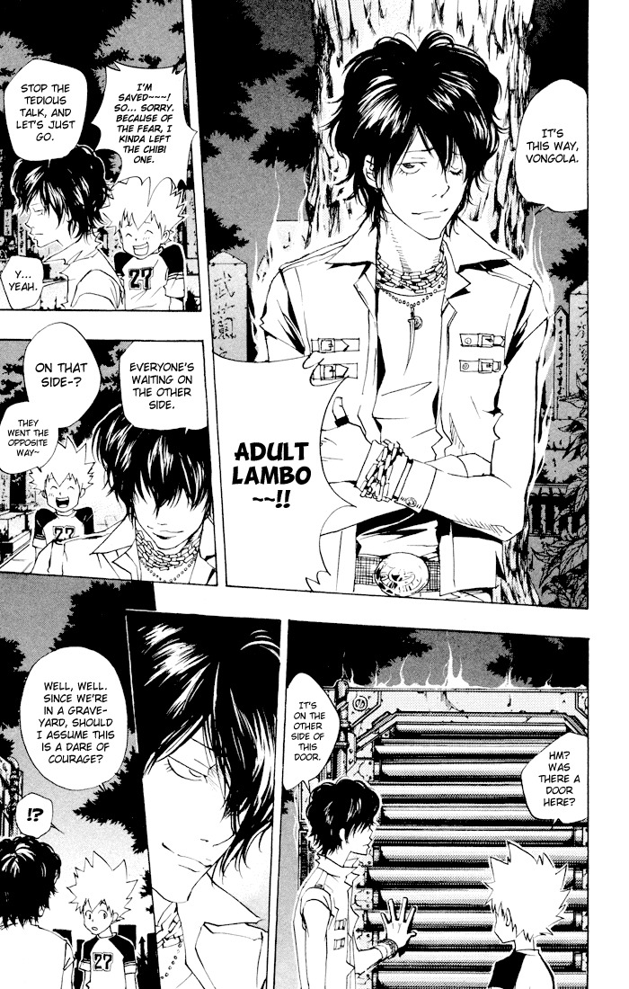 Kateikyoushi Hitman Reborn! Chapter 60 page 13 - Chapter 60: A Dare of Courage