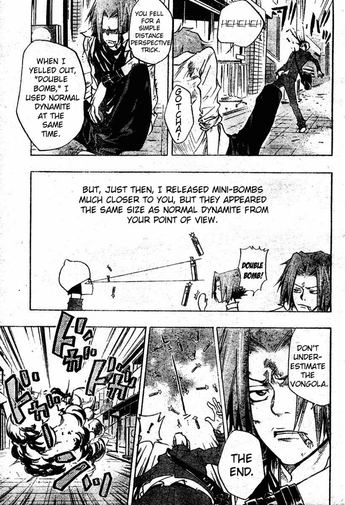 Kateikyoushi Hitman Reborn! Chapter 64 page 15 - Chapter 64: Gokudera Hayato vs. Kakimoto Chikusa