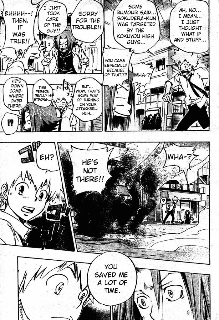Kateikyoushi Hitman Reborn! Chapter 64 page 17 - Chapter 64: Gokudera Hayato vs. Kakimoto Chikusa