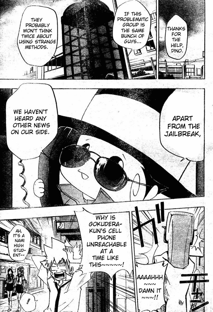 Kateikyoushi Hitman Reborn! Chapter 64 page 7 - Chapter 64: Gokudera Hayato vs. Kakimoto Chikusa
