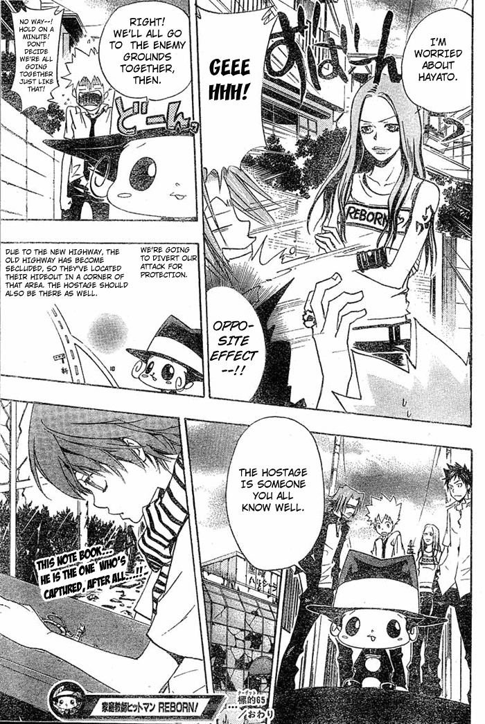 Kateikyoushi Hitman Reborn! Chapter 65 page 19 - Chapter 65: Escaped Convicts