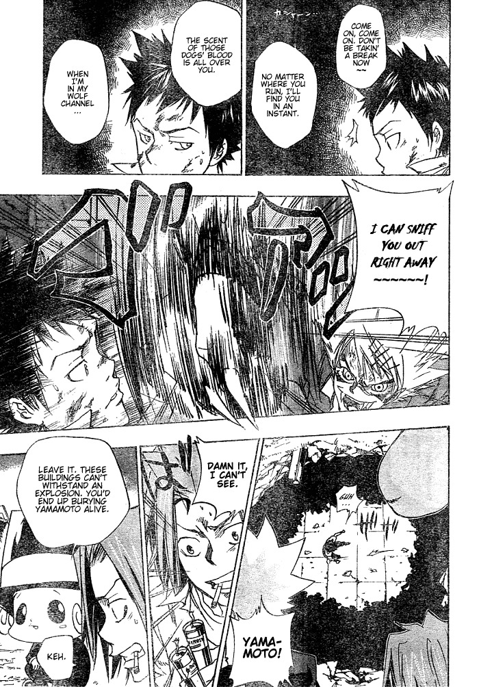 Kateikyoushi Hitman Reborn! Chapter 67 page 11 - Chapter 67: Yamamoto Takeshi vs. Joushima Ken