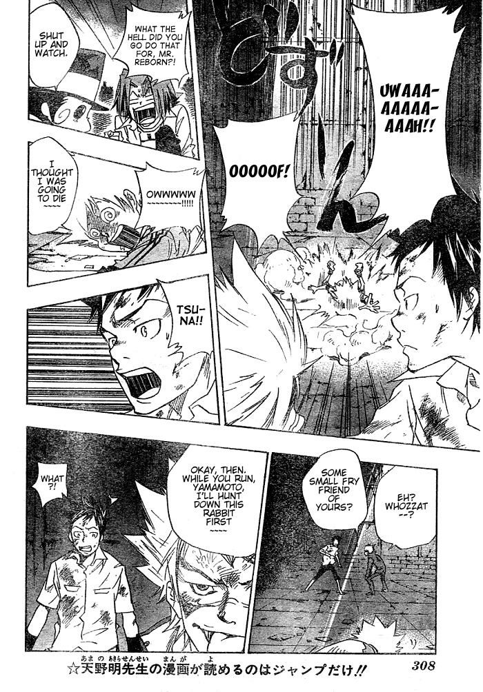 Kateikyoushi Hitman Reborn! Chapter 67 page 14 - Chapter 67: Yamamoto Takeshi vs. Joushima Ken