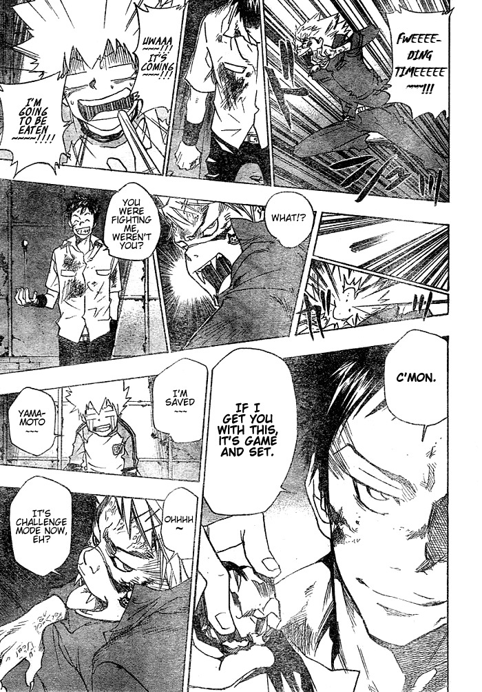 Kateikyoushi Hitman Reborn! Chapter 67 page 15 - Chapter 67: Yamamoto Takeshi vs. Joushima Ken