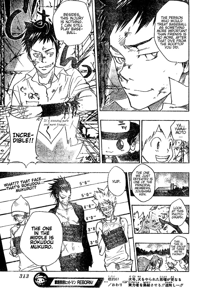 Kateikyoushi Hitman Reborn! Chapter 67 page 19 - Chapter 67: Yamamoto Takeshi vs. Joushima Ken