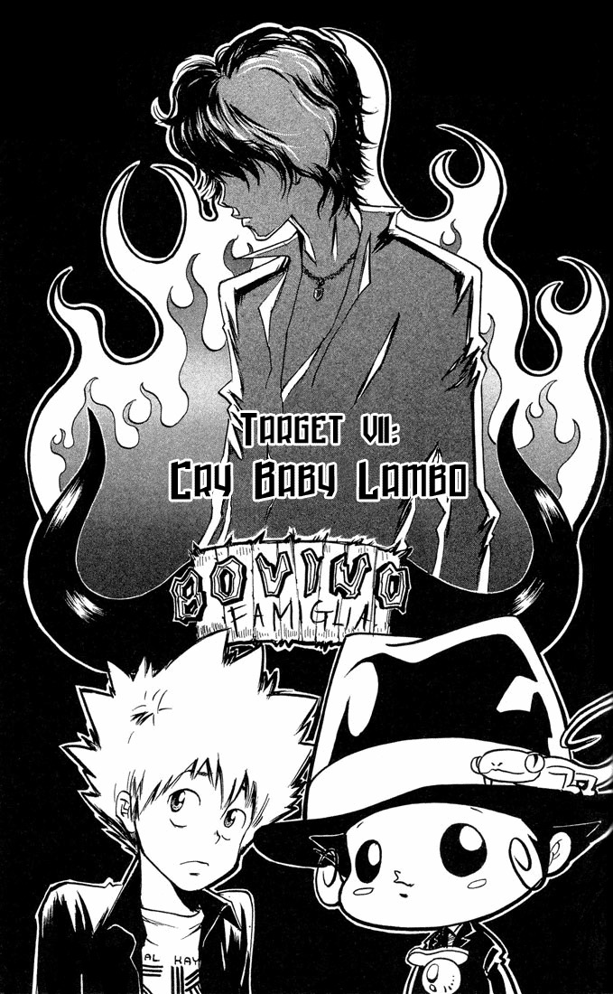 Kateikyoushi Hitman Reborn! Chapter 7 page 1 - Chapter 7: Crybaby Rambo