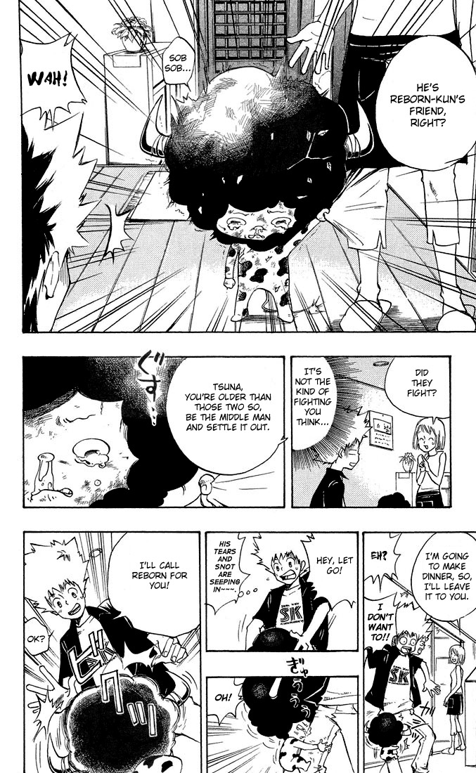 Kateikyoushi Hitman Reborn! Chapter 7 page 10 - Chapter 7: Crybaby Rambo