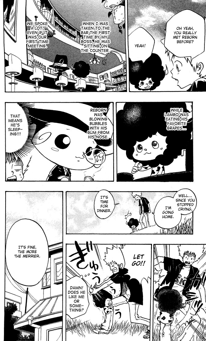 Kateikyoushi Hitman Reborn! Chapter 7 page 12 - Chapter 7: Crybaby Rambo