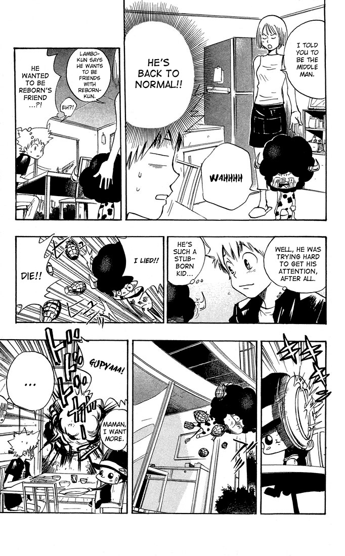 Kateikyoushi Hitman Reborn! Chapter 7 page 19 - Chapter 7: Crybaby Rambo