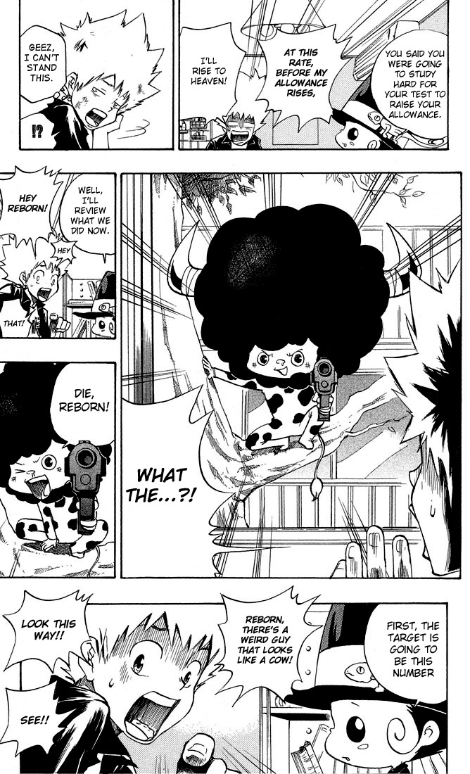 Kateikyoushi Hitman Reborn! Chapter 7 page 3 - Chapter 7: Crybaby Rambo