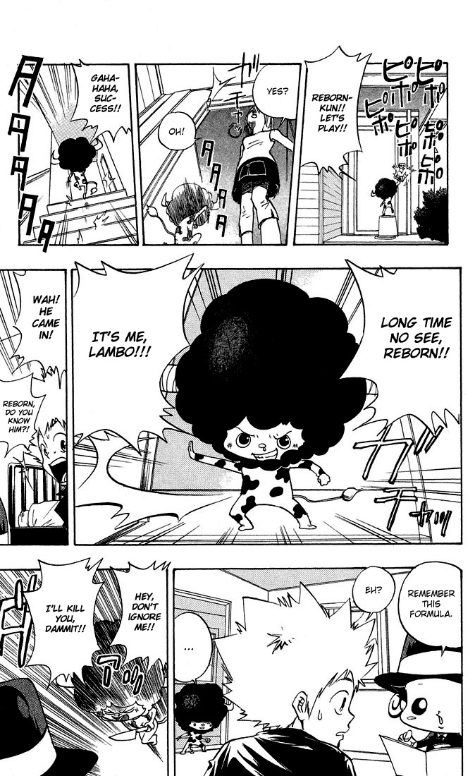 Kateikyoushi Hitman Reborn! Chapter 7 page 5 - Chapter 7: Crybaby Rambo