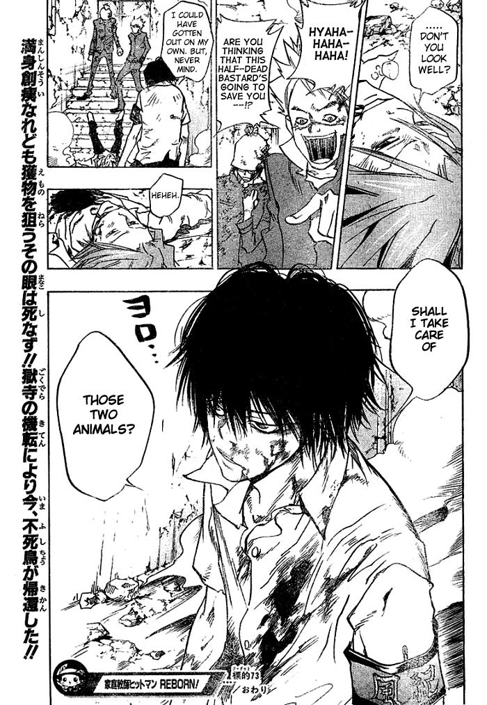Kateikyoushi Hitman Reborn! Chapter 73 page 21 - Chapter 73: Break In!!