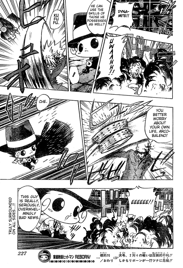 Kateikyoushi Hitman Reborn! Chapter 76 page 19 - Chapter 76: The Forbidden Bullet