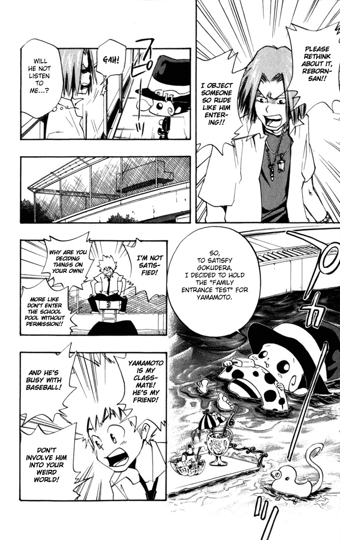 Kateikyoushi Hitman Reborn! Chapter 8 page 10 - Chapter 8: Family Entrance Test